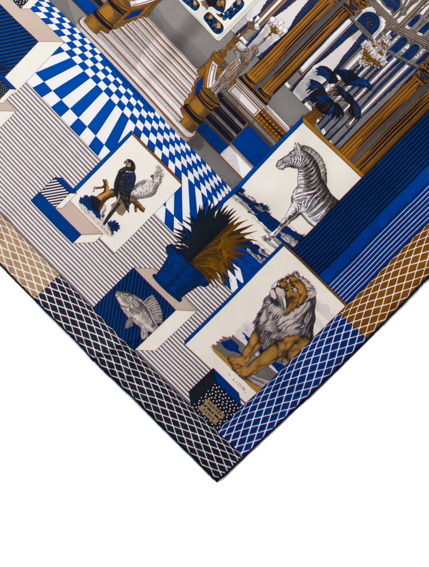 Hermès Grand Théâtre Nouveau Silk Scarf w/ Tags