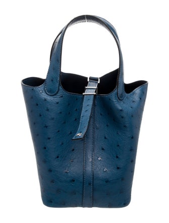 Hermès Ostrich Picotin Lock 18