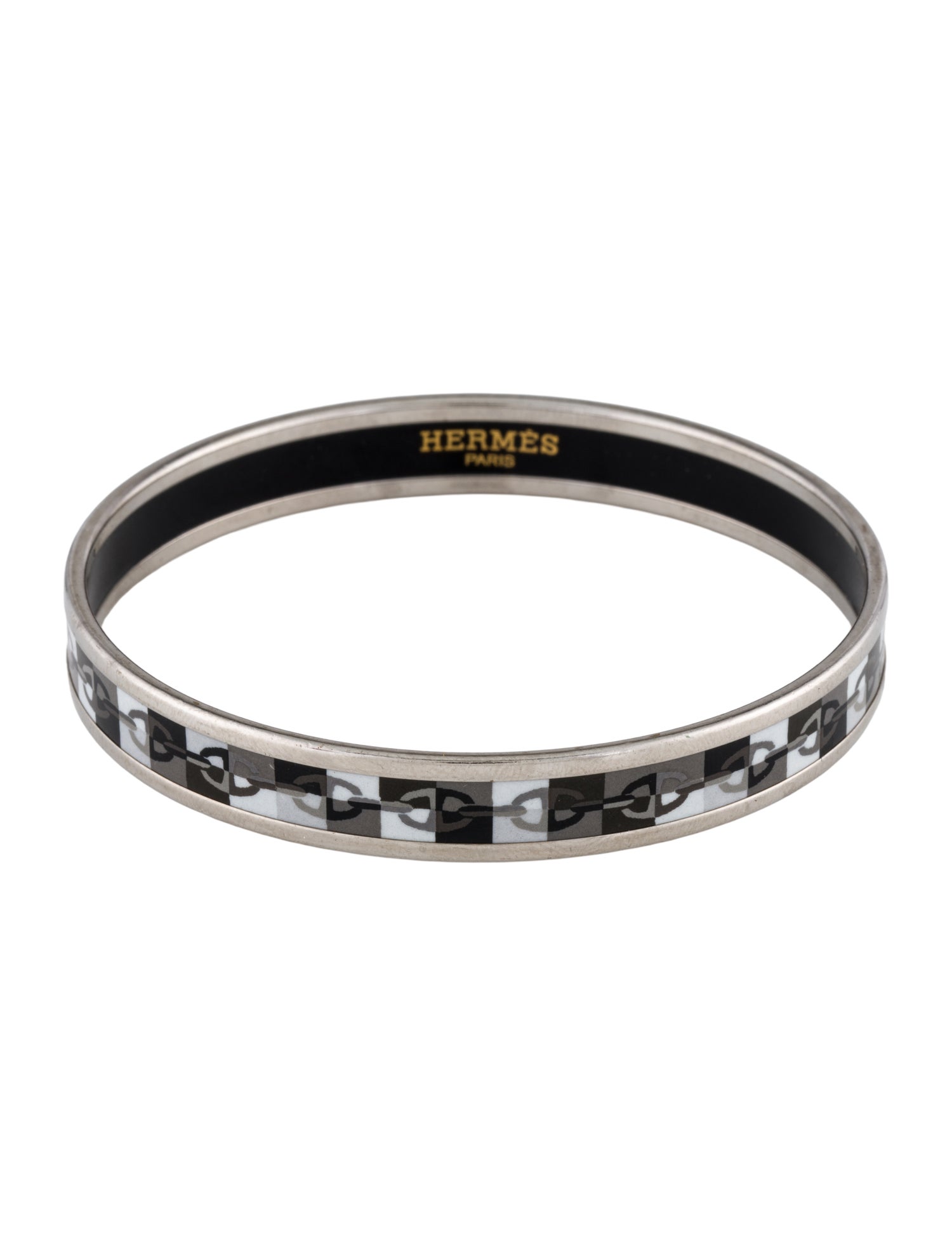 Hermès Narrow Enamel Bangle