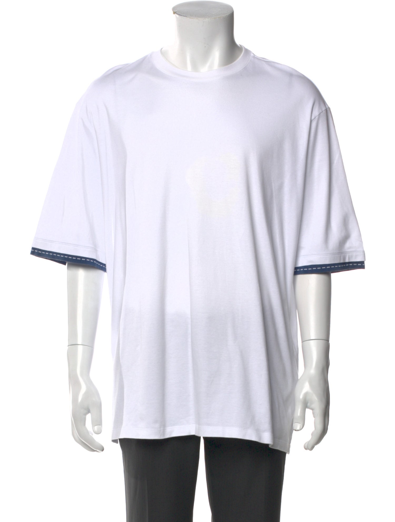 Hermès Crew Neck Three-Quarter Sleeve T-Shirt