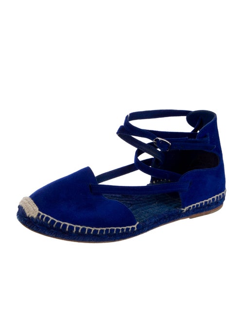 Hermès D'Orsay Suede Espadrilles