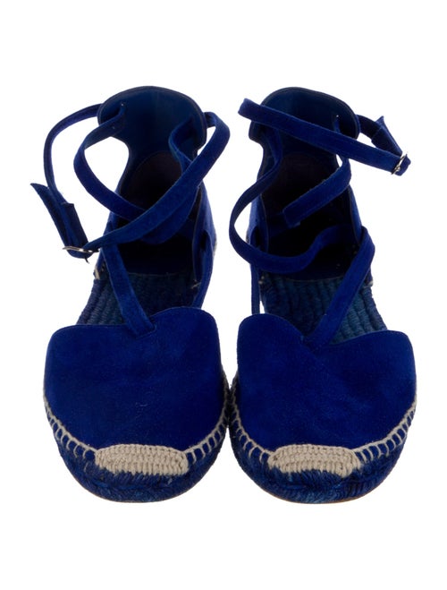 Hermès D'Orsay Suede Espadrilles