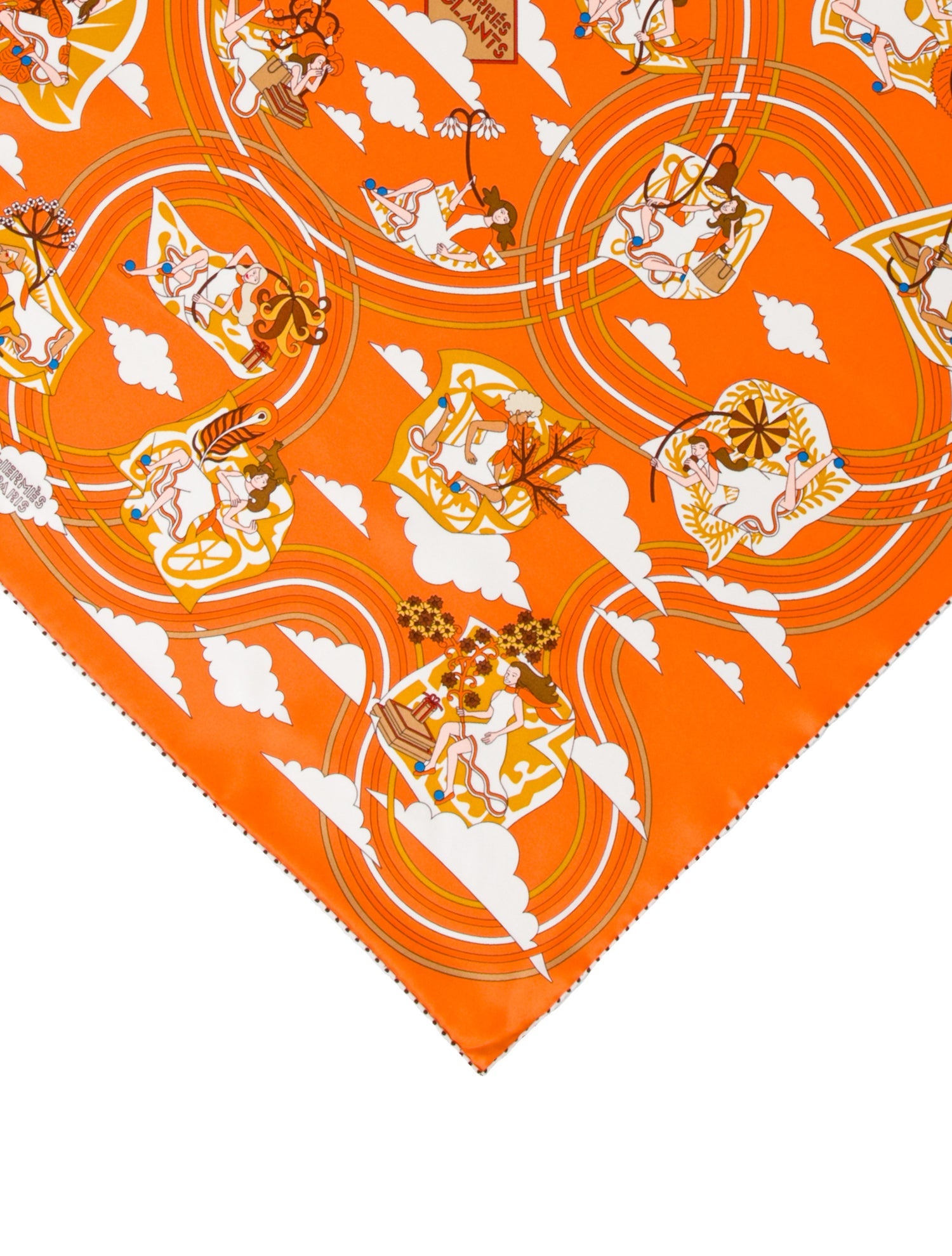 Hermès Carres Volants Silk Scarf