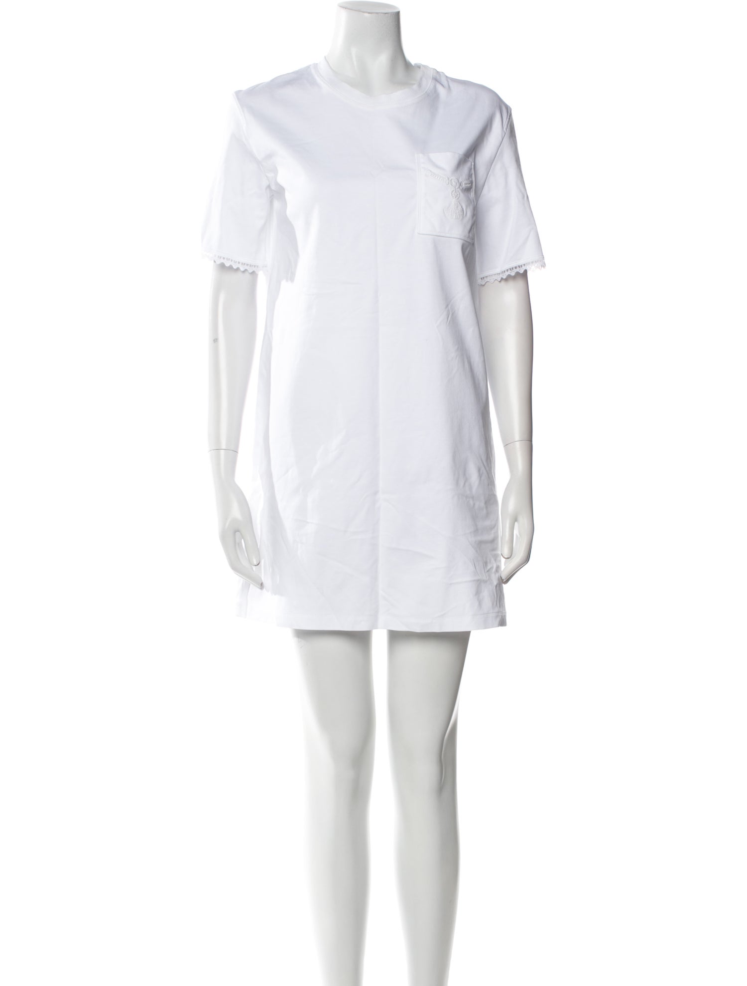 Hermès Crew Neck Mini Dress