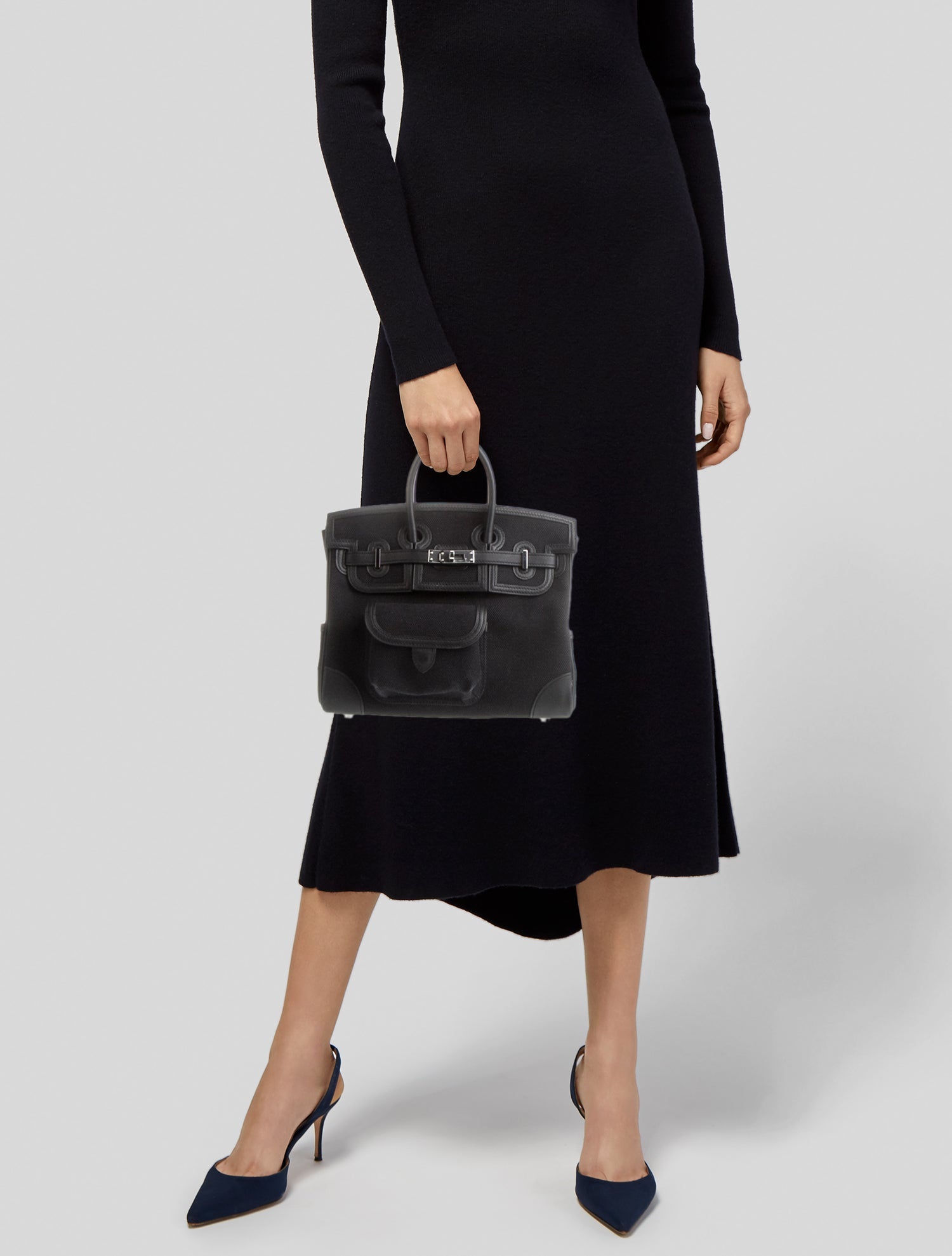 Hermès Toile Goeland & Swift Cargo Birkin 25