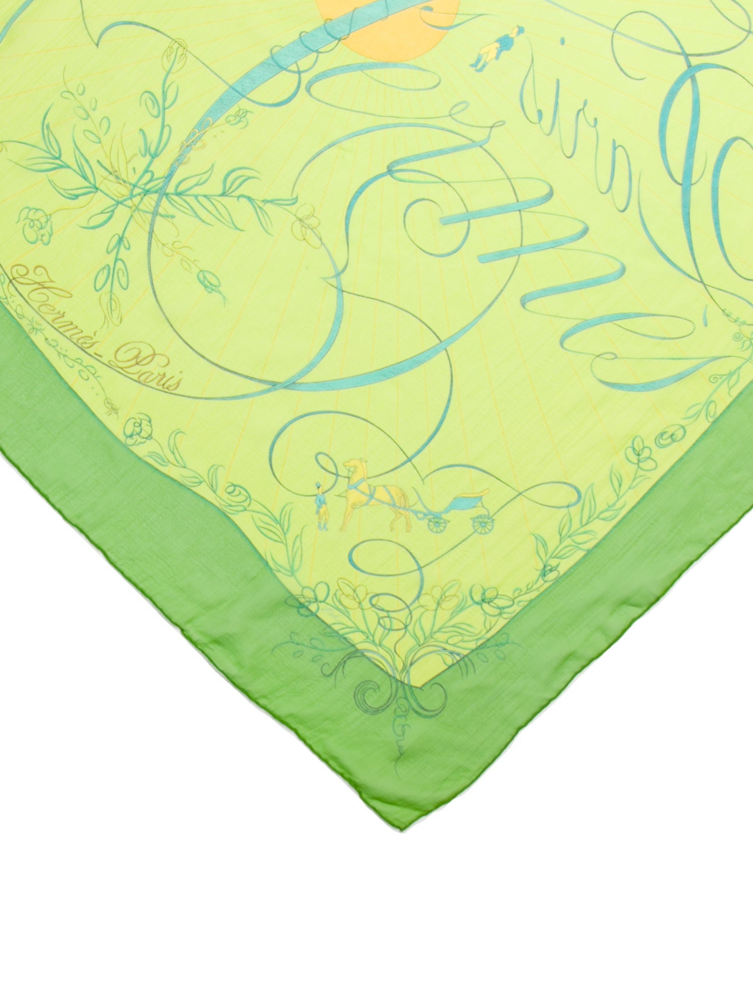 Hermès Effluves Mousseline Silk Scarf