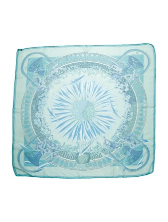 Hermès Amours Mousseline Silk Scarf