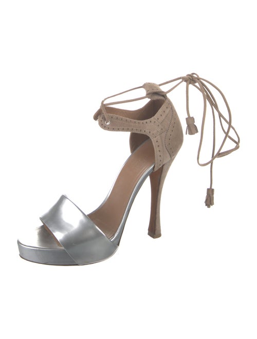 Hermès Patent Leather Tassel Accents Sandals