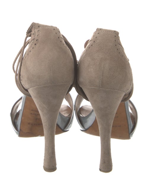 Hermès Patent Leather Tassel Accents Sandals