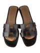 Hermès Oran Leather Slides