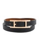 Hermès Leather Behapi Double Tour Wrap Bracelet Bracelet