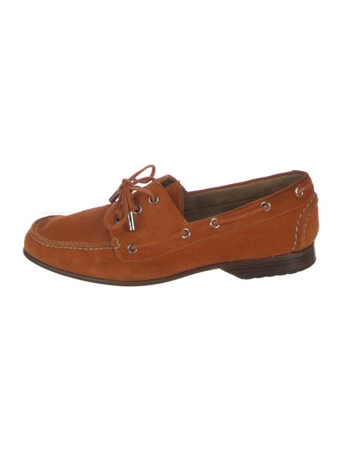 Hermès Suede Boat Shoes