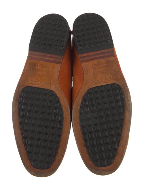 Hermès Suede Boat Shoes