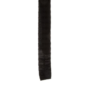 Hermès Bow Ties Silk Knit Tie