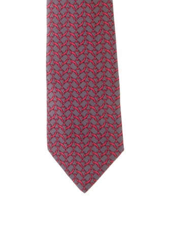 Hermès Chaine D'Ancre Silk Tie