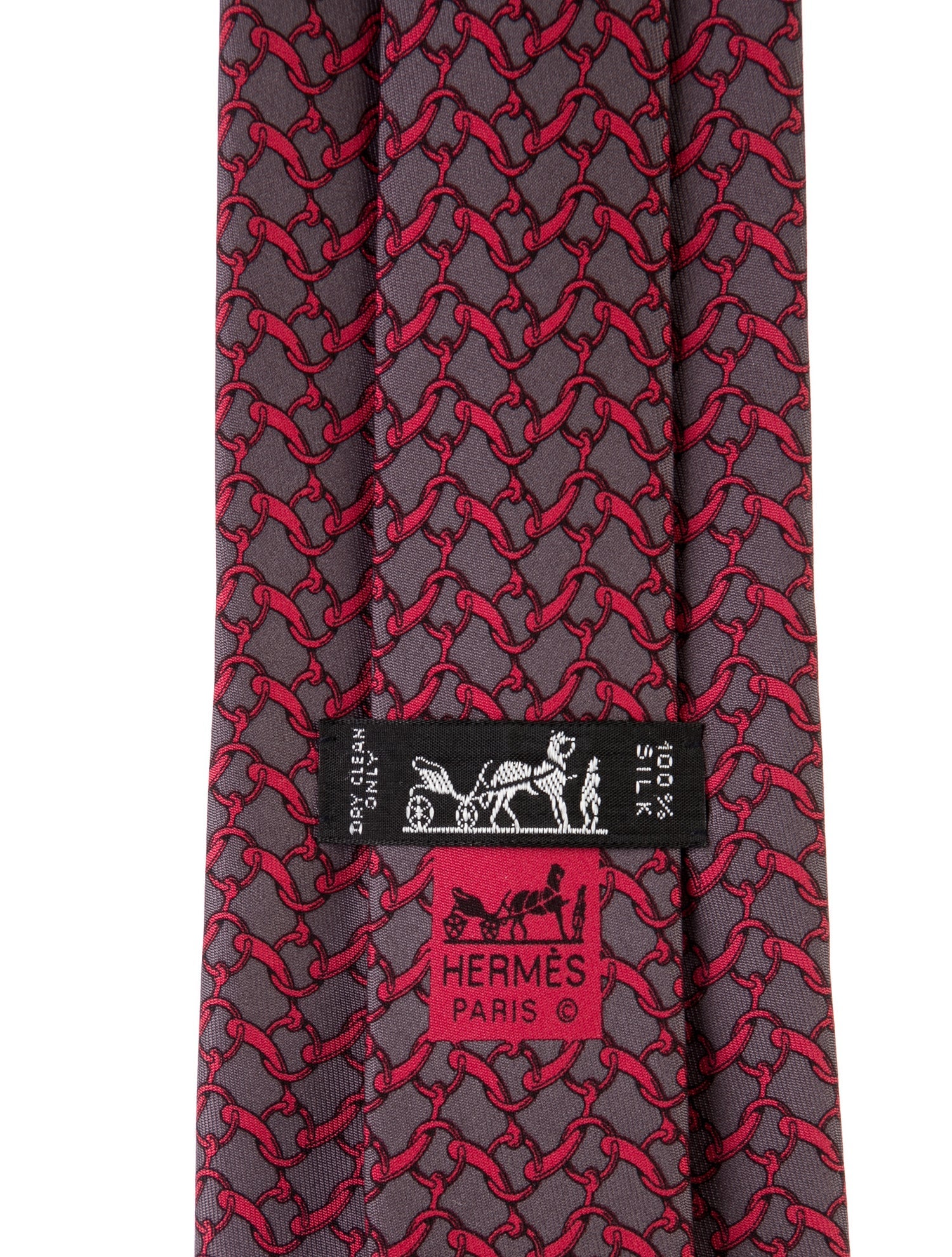 Hermès Chaine D'Ancre Silk Tie