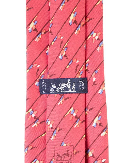 Hermès Logo Pattern Tie