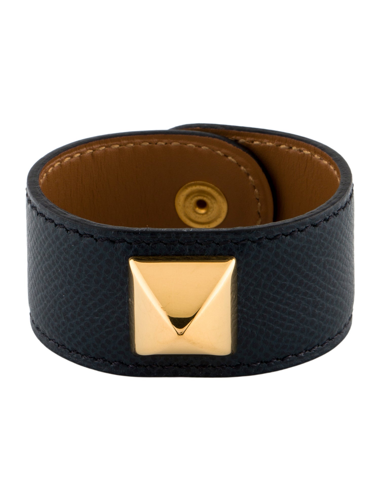 Hermès Medor Leather Wrap Bracelet