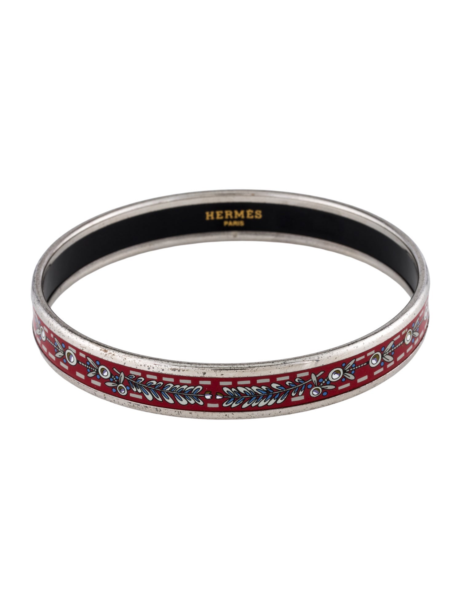 Hermès Narrow Enamel Bangle