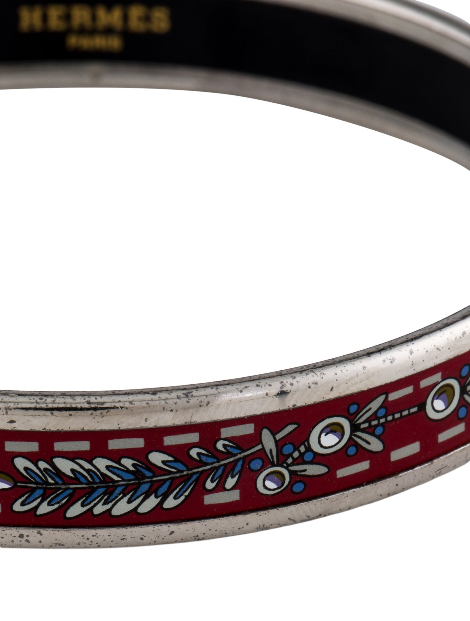 Hermès Narrow Enamel Bangle