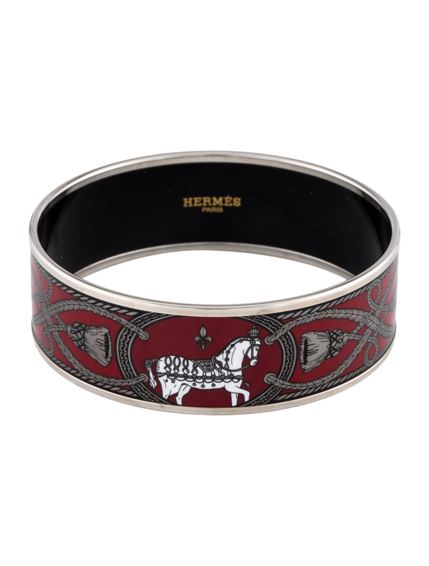 Hermès Wide Enamel Bangle