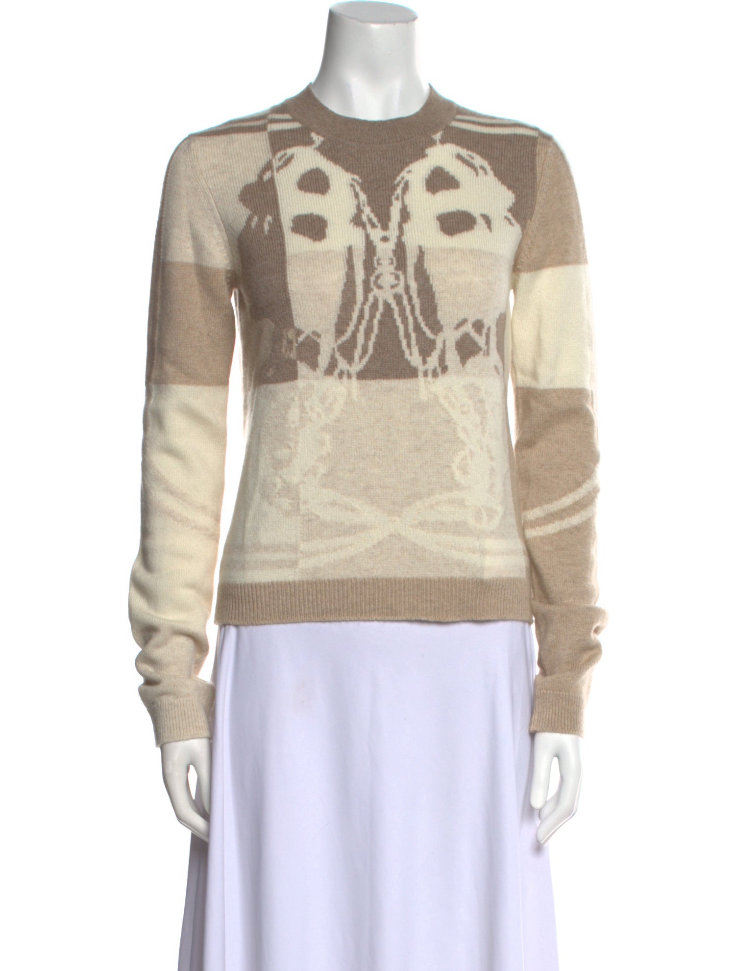 Hermès Cashmere Printed Sweater