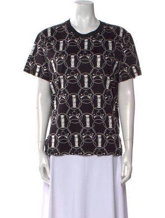 Hermès Printed Crew Neck T-Shirt