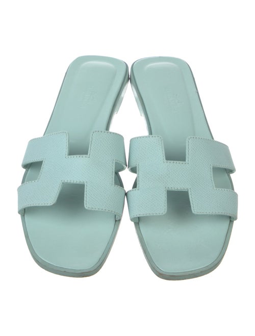 Hermès Oran Leather Slides