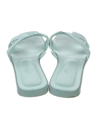 Hermès Oran Leather Slides