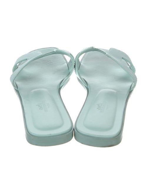 Hermès Oran Leather Slides