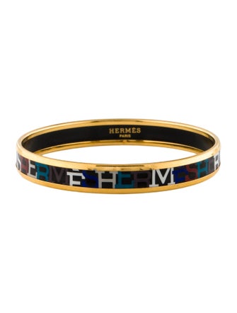 Hermès Narrow Enamel Bangle