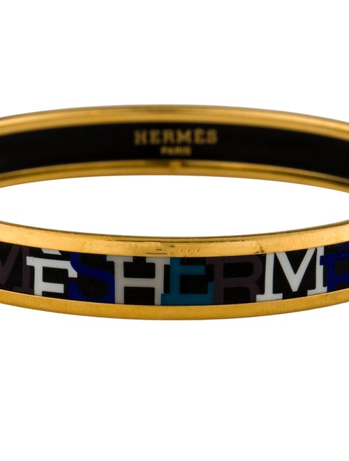 Hermès Narrow Enamel Bangle