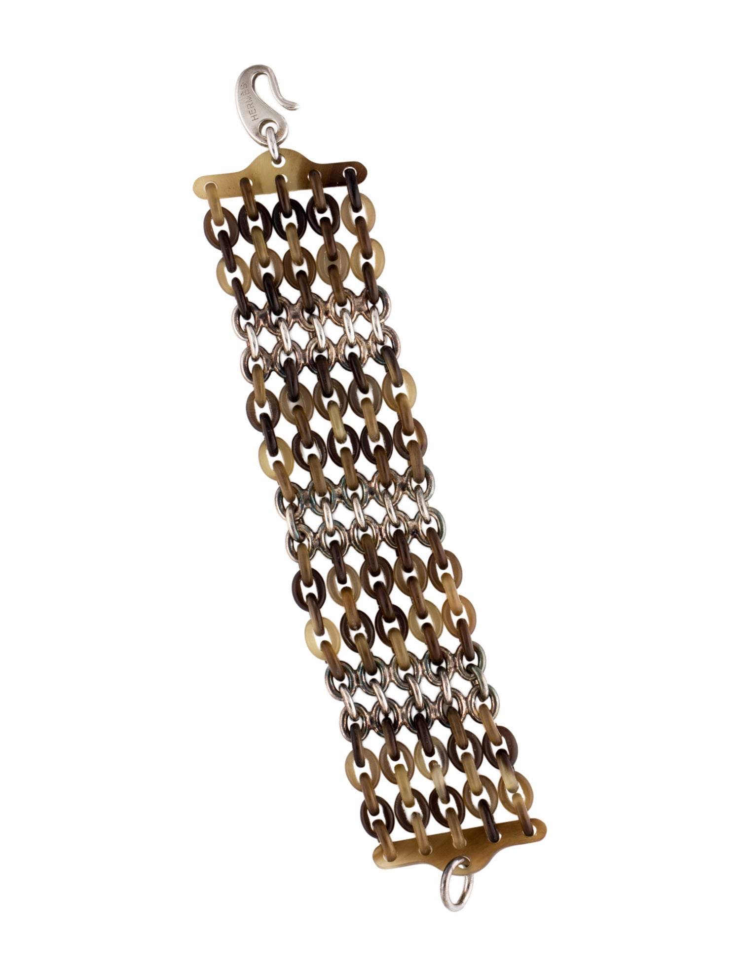 Hermès Horn Link Chains Fall Foliage Bracelet