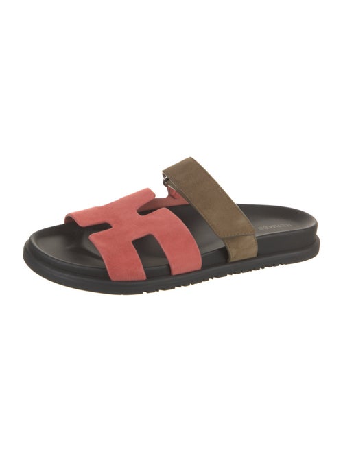Hermès Chypre Suede Slides