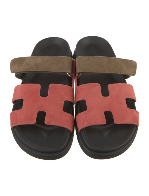 Hermès Chypre Suede Slides