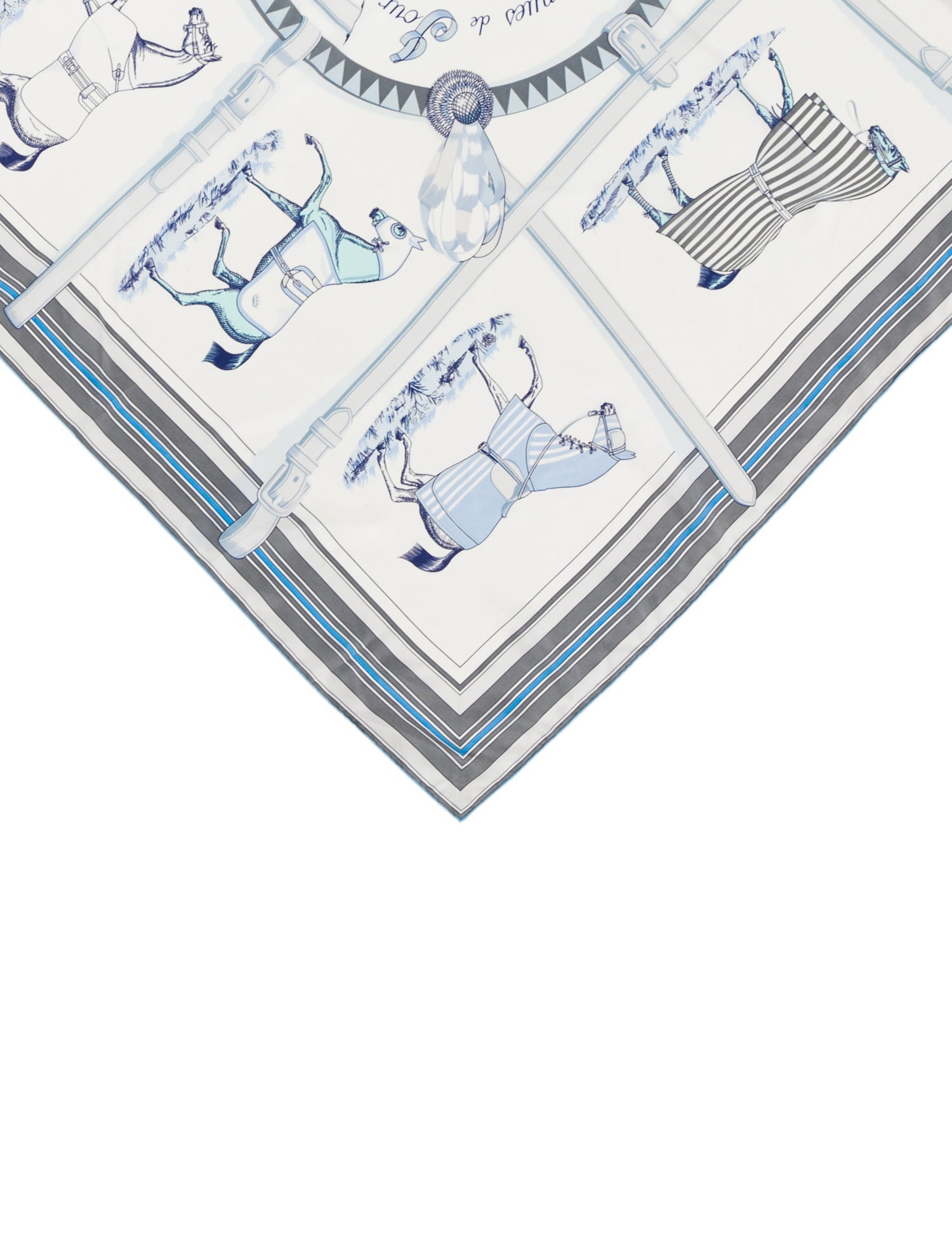 Hermès Couvertures et Tenues de Jour Silk Shawl