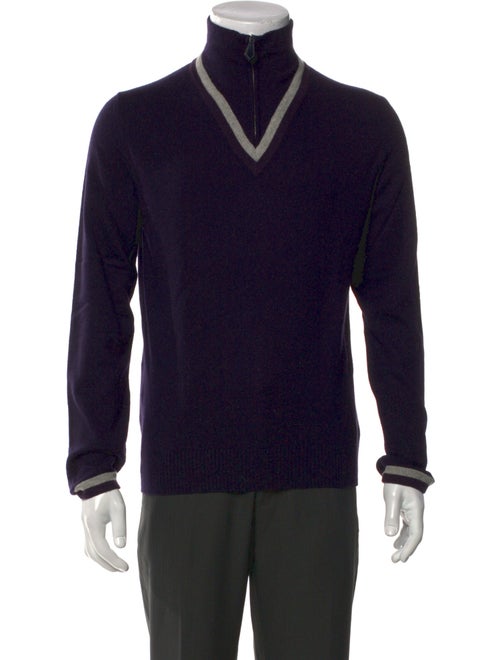 Hermès Cashmere Turtleneck Polo Sweater