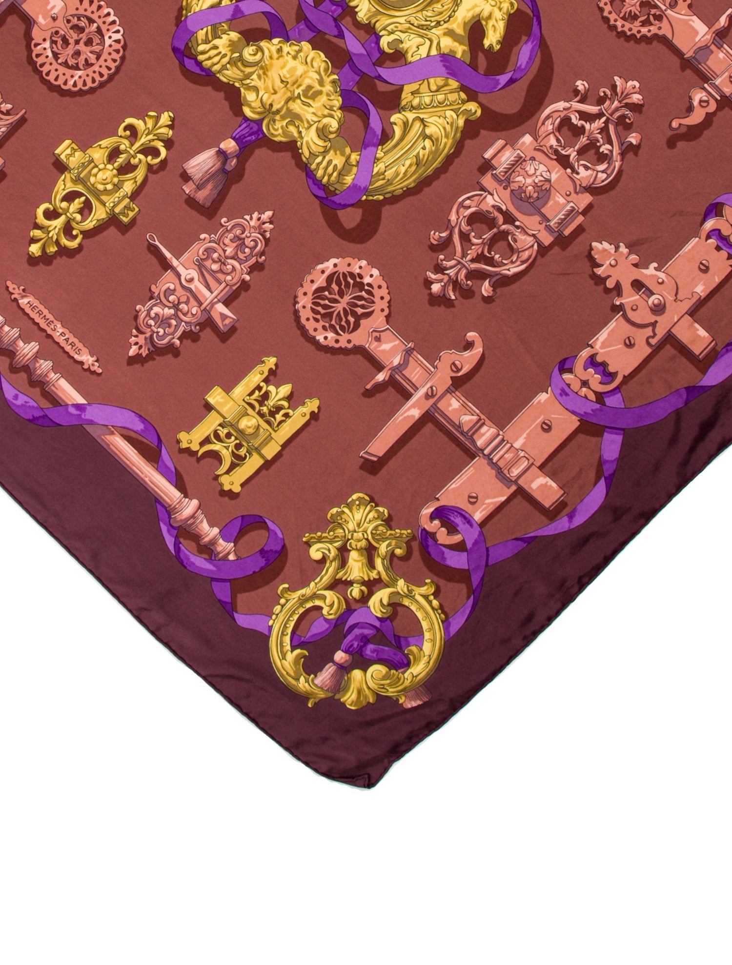 Hermès Ferronnerie Silk Scarf