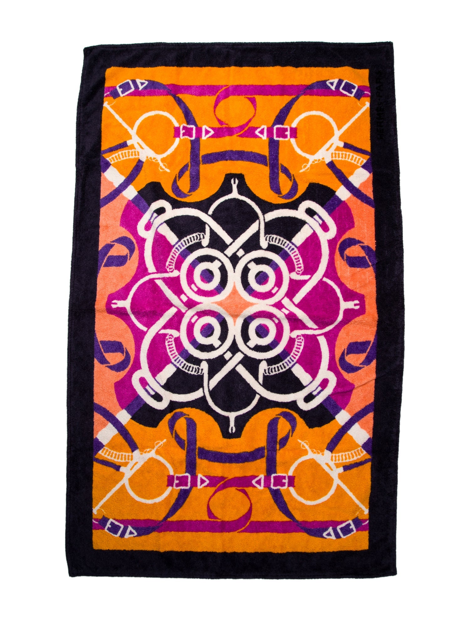 Hermès Eperon d'Or Beach Towel