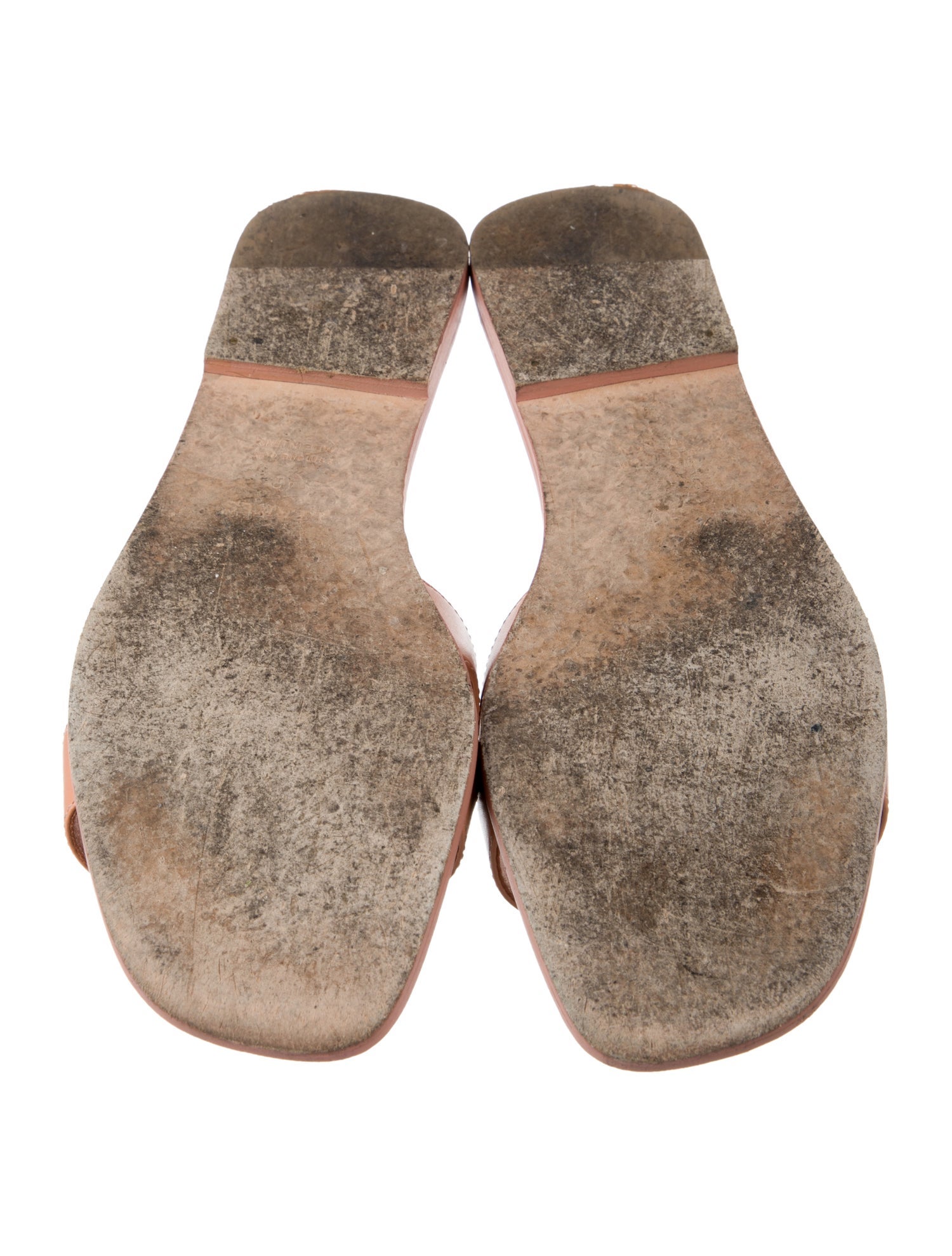 Hermès Oran Leather Slides