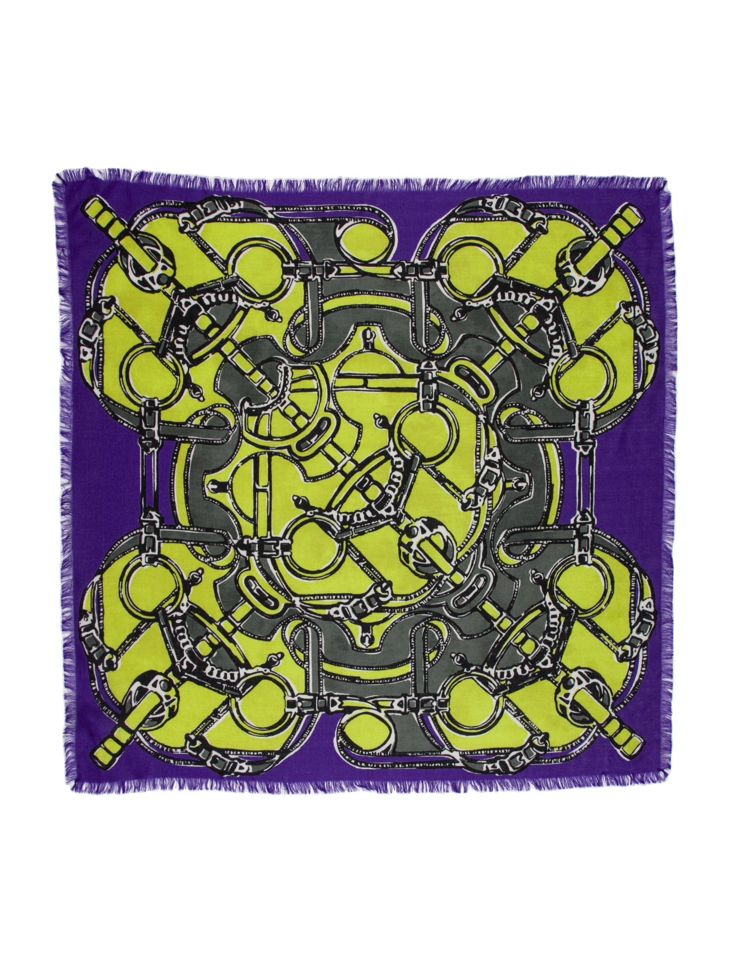 Hermès Eperon d'Or et de Couleurs 65cm Scarf