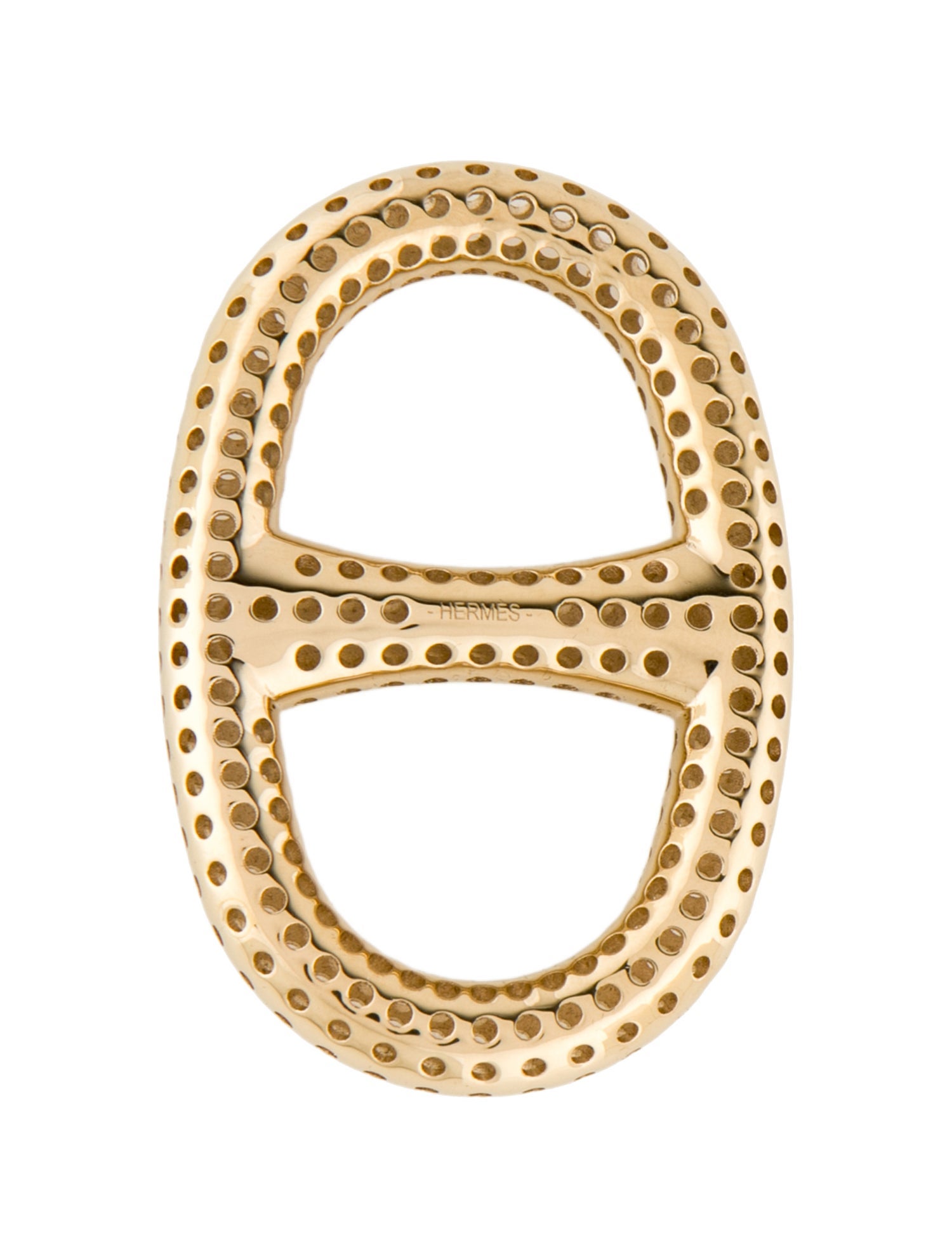 Hermès Chaine D'Ancre Perforee Scarf Ring