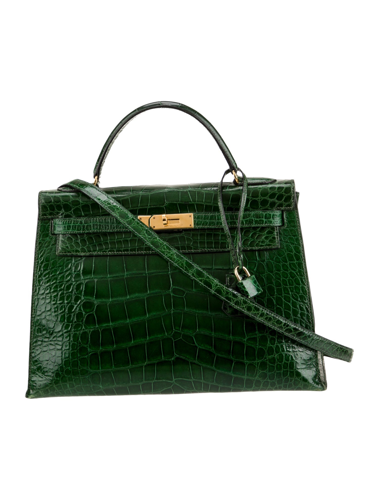 Hermès Shiny Alligator Kelly Sellier 32