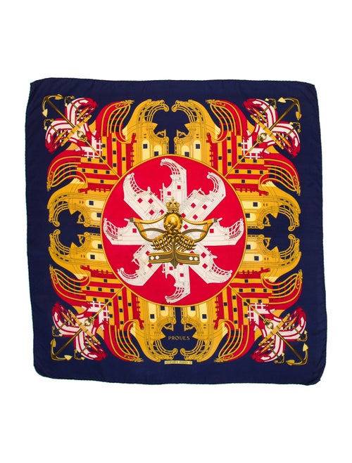 Hermès Proues Silk Scarf