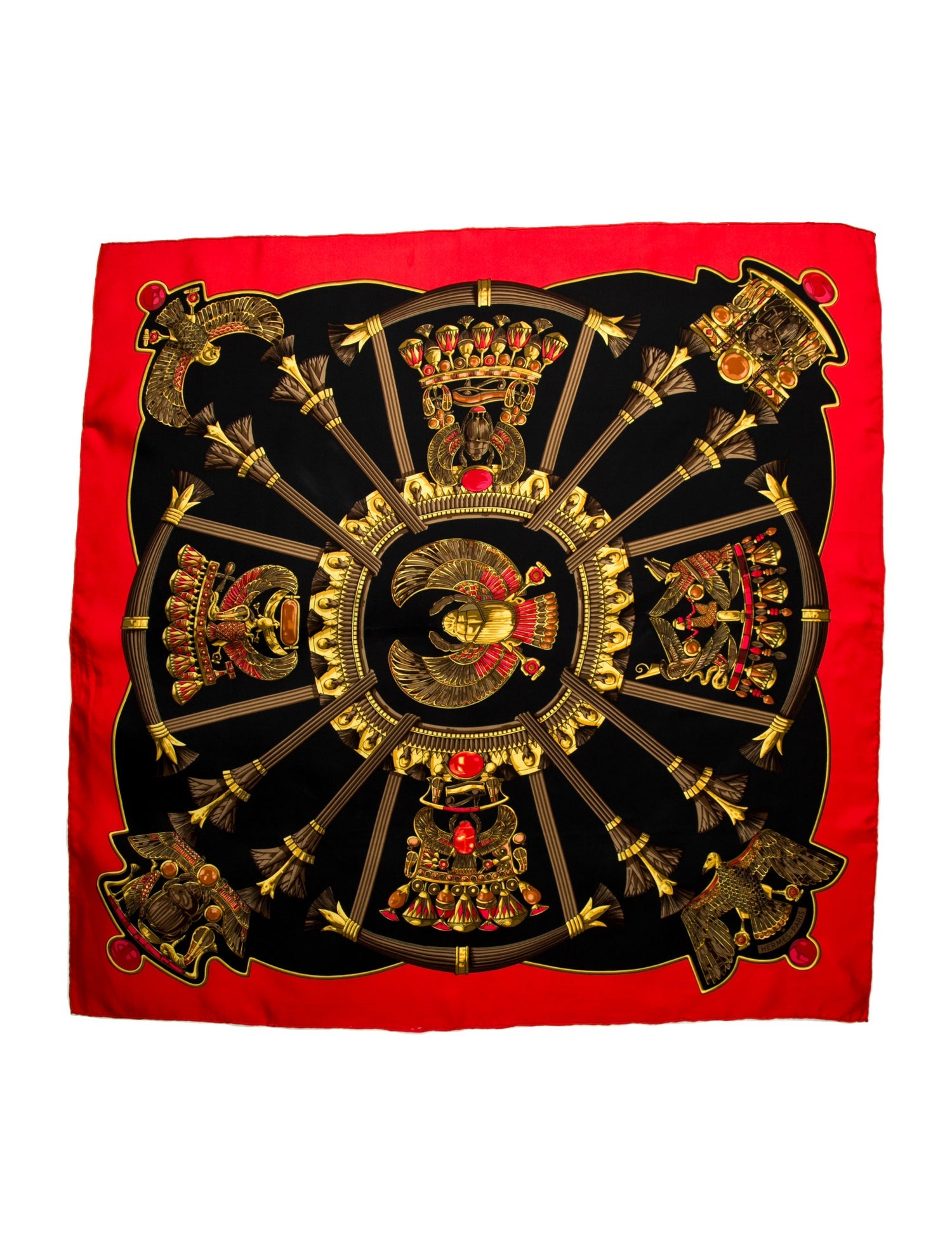 Hermès Egypte Silk Scarf