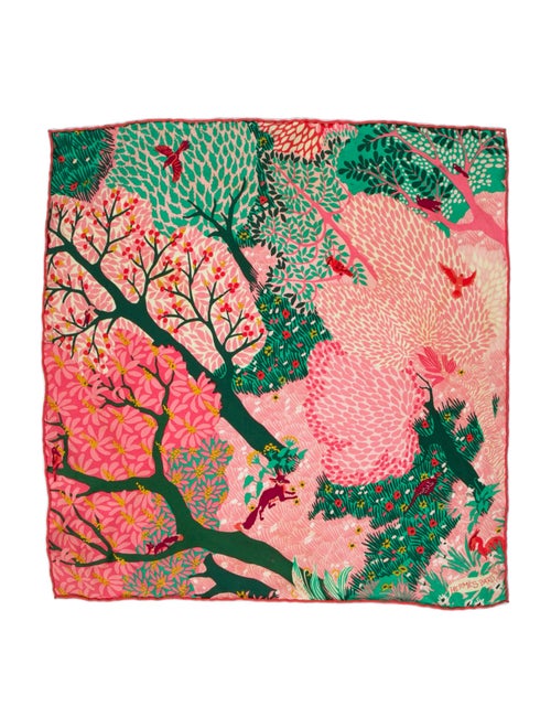 Hermès Dans Un Jardin Anglais Silk Scarf
