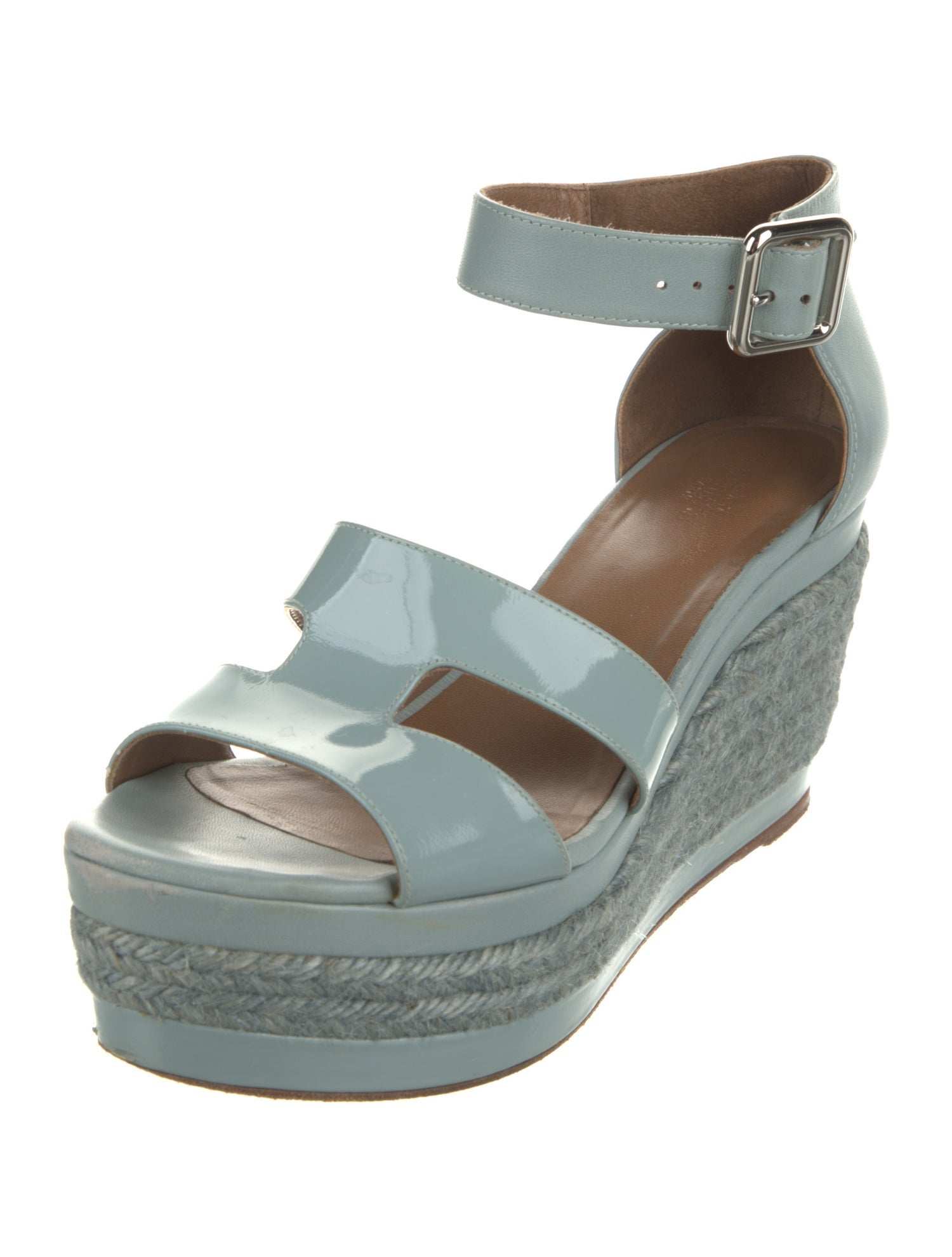 Hermès Elda Leather Espadrilles