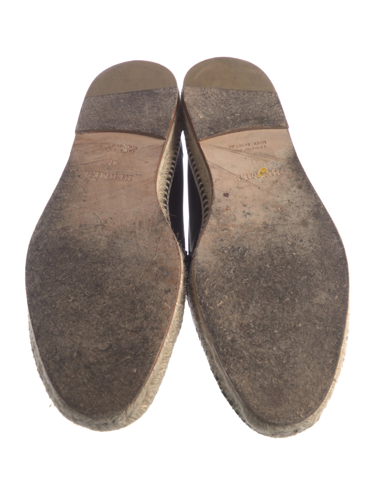 Hermès Trip Leather Espadrilles