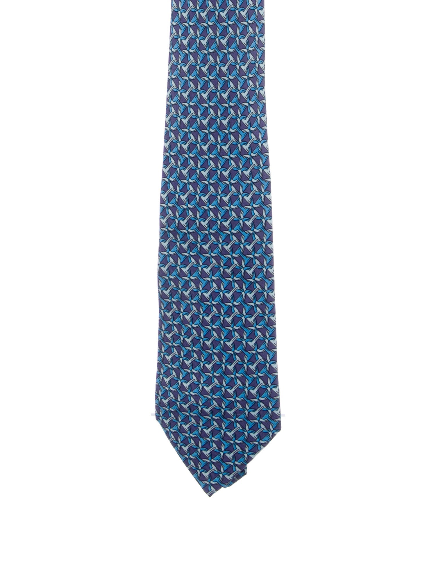 Hermès Silk Pattern Tie