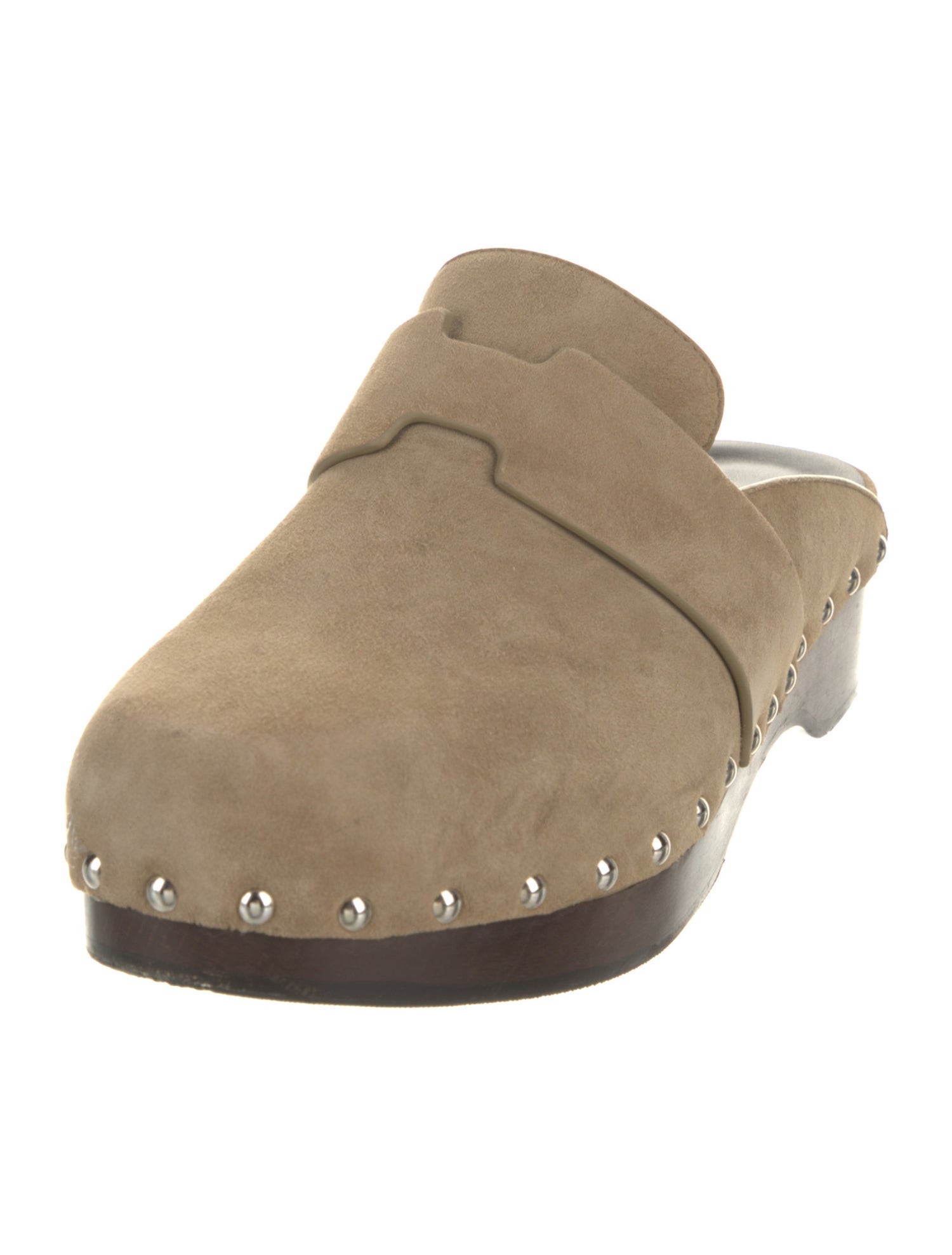 Hermès Calya Suede Mules